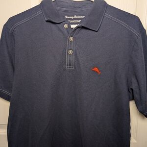Tommy Bahama Men's Navy Island Zone Supima Cotton Polo Shirt SZ Small Marlin